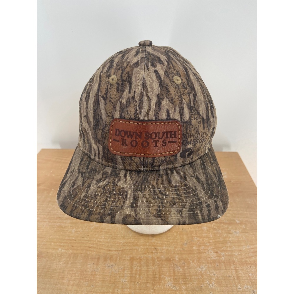 Pacific Headwear Mossy Oak Bottomland Camo Down South Roots Snapback Hat 988D
